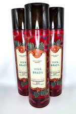 BATH AND BODY WORKS VIVA BRAZIL BODY MIST 8 FL OZ EACH 3 PIECES 