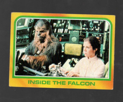 1980 Topps The Empire Strikes Back Series 3 #329 Inside The Falcon Excellent