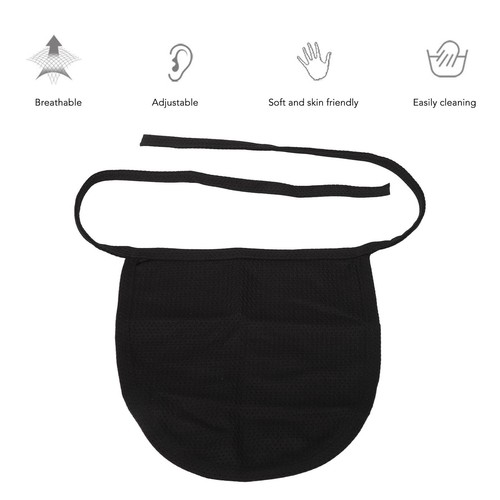 Tracheostomy Cover Breathable Cotton Neck Stoma Guard Cover Black Dust Proof UEE - Picture 12 of 23
