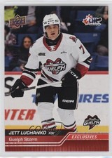 2023-24 Upper Deck CHL Exclusives 90/100 Jett Luchanko #290 0nr3