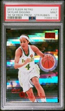 2013 Fleer Retro Skybox Prem Star Rubies #117 Skylar Diggins #/150 RC PSA 9 MINT