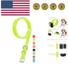 Dog Collar Strap for Most of Electronic Training Shock Collar Receivers-Adjus...