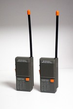 Vintage Pair of Radio Shack Archer Space Patrol Walkie Talkies 60-4015