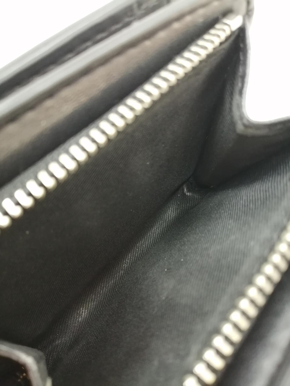 Python Pattern Compact Wallet Model WHT BLK MARC … - image 4