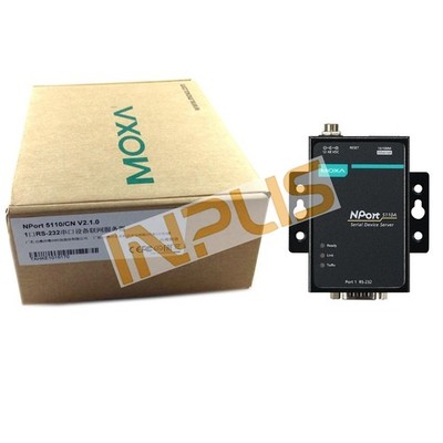 NPORT 5110A NEW MOXA NPORT5110A Port Device Server 10/100 Ethernet RS-232 DB9