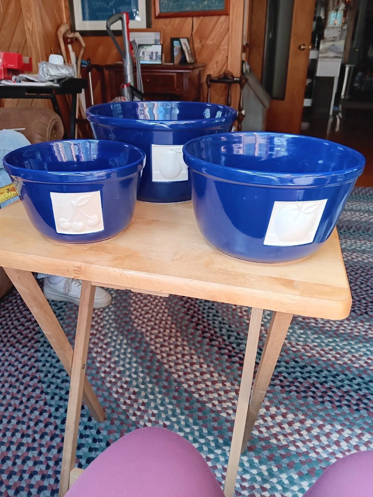 Tileware 3 piece mixing bowl set. 517