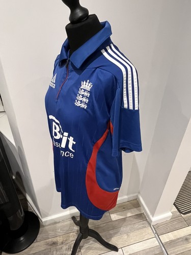 England 2011 Cricket Adidas Mens Shirt Jersey Size M - Bild 2 von 4