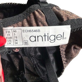Antigel By Lise Charmel Disco Copper Unlined Unpadded Wirefree Bralette Bra 34B