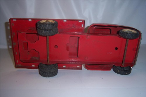 Structo Livestock Truck 1960's Pressed Steel Parts-Restore Toy 15 " Long - Picture 8 of 8