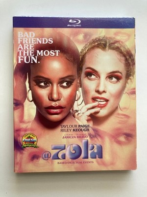 Zola Blu-ray 2020 Taylour Paige Riley Keough A24 w/ Slipcover Bilingual NEW