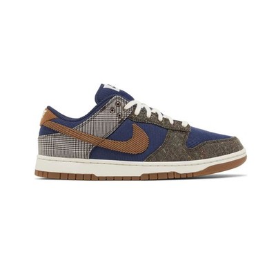 Nike Men's Dunk Low PRM FQ8746-410 Midnight Navy/Brown/Gray SZ 7-12