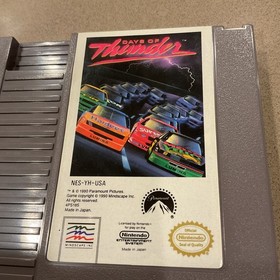 Days of Thunder Nintendo NES Completo CIB Caja Manual Aut&eacute;ntico