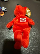 1999 Salvino's Bammers San Francisco 49ers "Steve Young" 8 NFL Beanie Bear