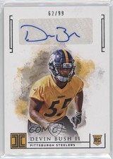 2019 Panini Impeccable Rookie Auto 62/99 Devin Bush II #166 Auto 0c3