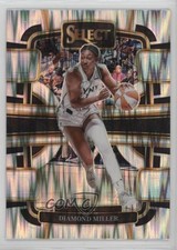 2024 Panini Select WNBA Concourse Silver Flash Prizm Diamond Miller #25 12oo