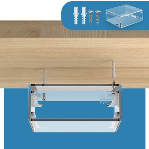 Support acrylique conçu spécifiquement pour gagner de la place avec des appareils pour Mac Mini - Photo 4/12