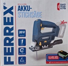 20V Li-Ion  Akku Stichs&auml;ge FERREX  neu ovp