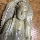 Antique Buddha Soapstone Carving Chinese Sculpture - slight wear. Heavy  — photo 3