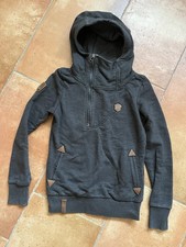 Kapuzenpulli Hoodie Herren S Grau Naketano