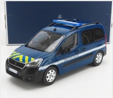 NOREV 184895 PEUGEOT - PARTNER GENDARMERIE 2018 - BLUE YELLOW - 1/18