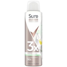 Image of Sure Women Maximum Protection Antiperspirant Spray Freesia & Water Lily, 150ml