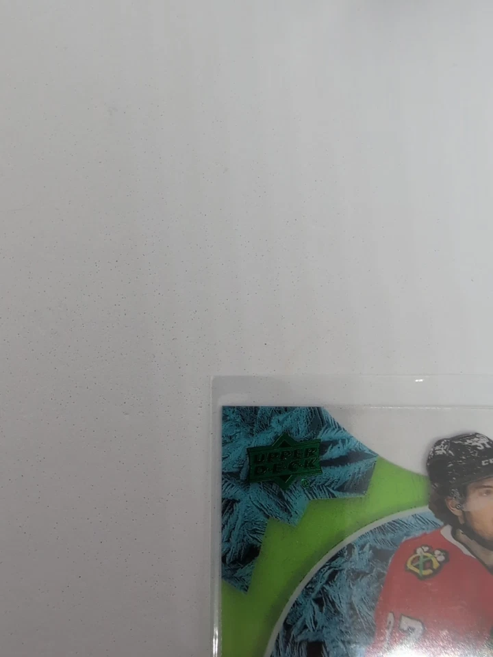 2023-24 Upper Deck Ice - Ice Premieres David Gust #159 Green /299 (RC) - Image 3 of 4