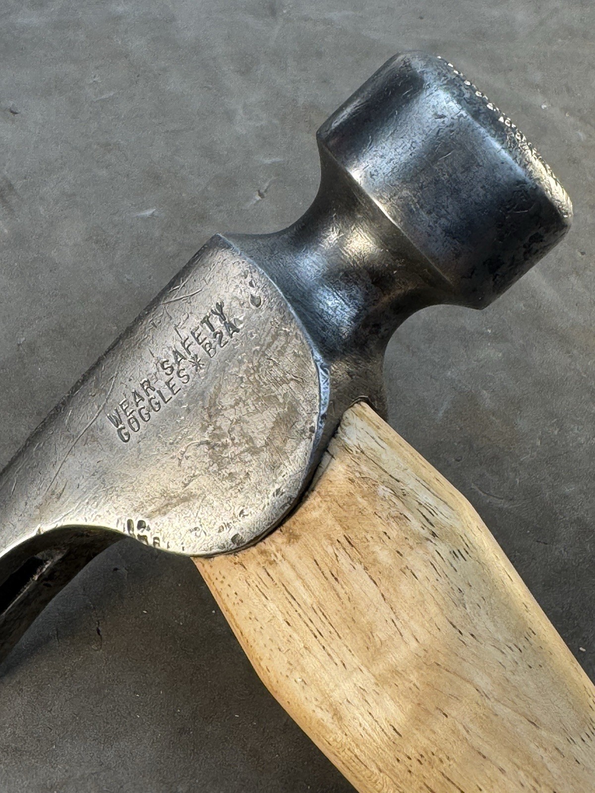 Vaughan CF 1 - 23 Oz Milled Face California Framer Hammer Replacement Handle VTG