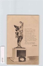 *(A)Vintage Postcard,  War Memorial, By Jack Cullen[A7173]7z2