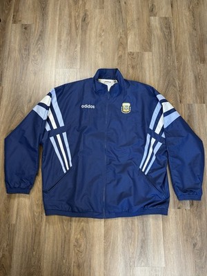 adidas Argentina 1994 Woven Track Top Mens Soccer Jacket Size