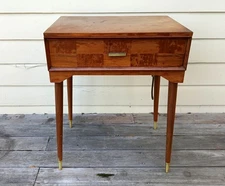 ORIGINAL SINGER SEWING MACHINE CABINET MID-CENTURY 1960's