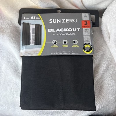 Sun Zero 3 Blackout Window Panel X1