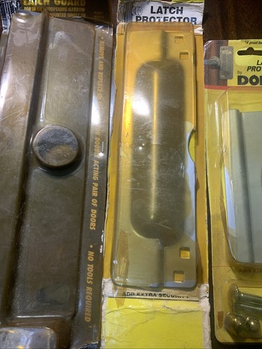 Lot Of 3 Stainless Steel Entry Latch Guard Locksmith parts Estate - Picture 4 of 10