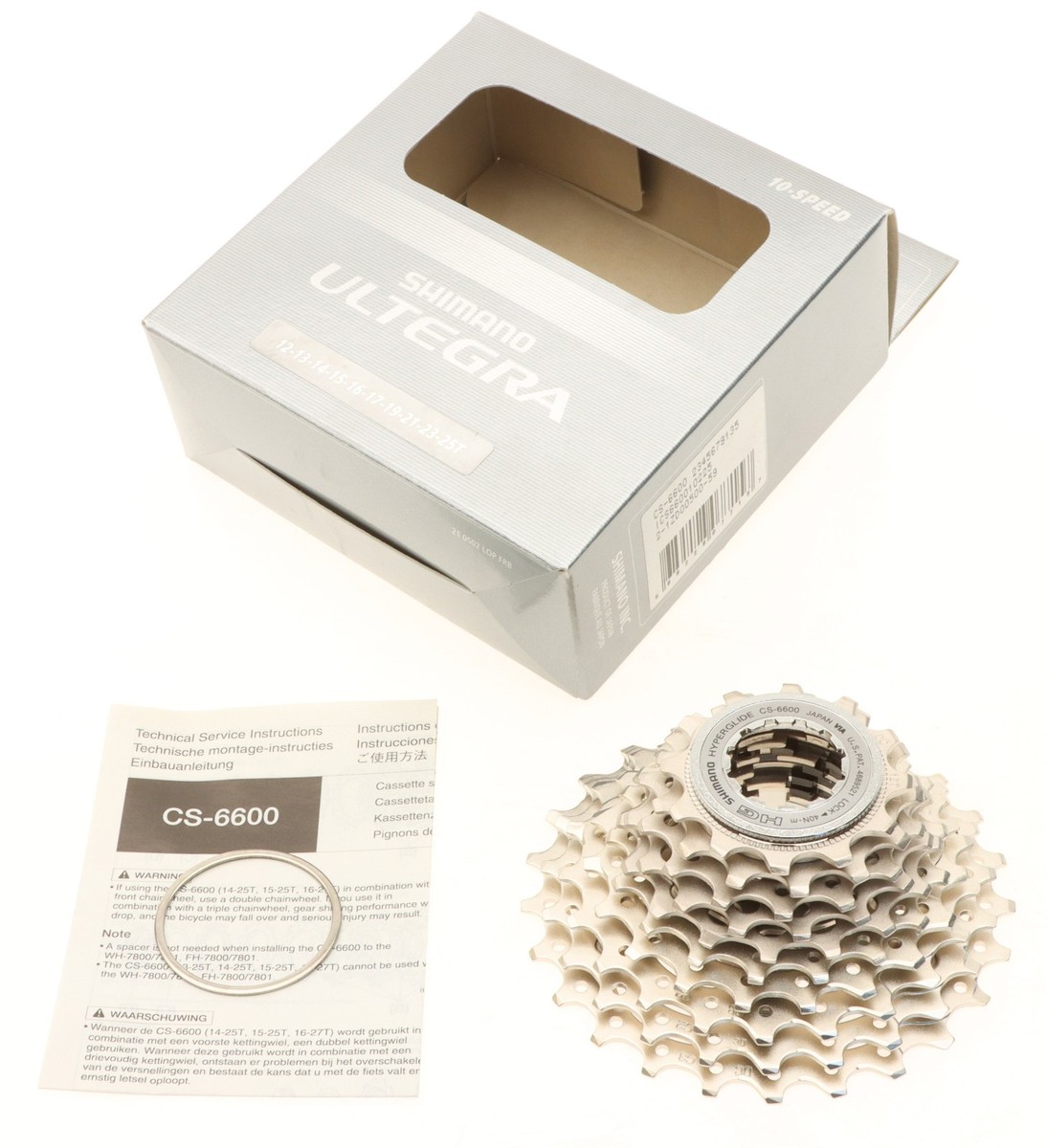 Shimano Ultegra CS-6600 Cassette 12-25T 10 Speed NOS New | eBay