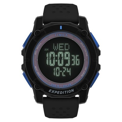 Timex TW4B33900 Expedition Ridge Solar 49mm Silikonarmband Herrenuhr