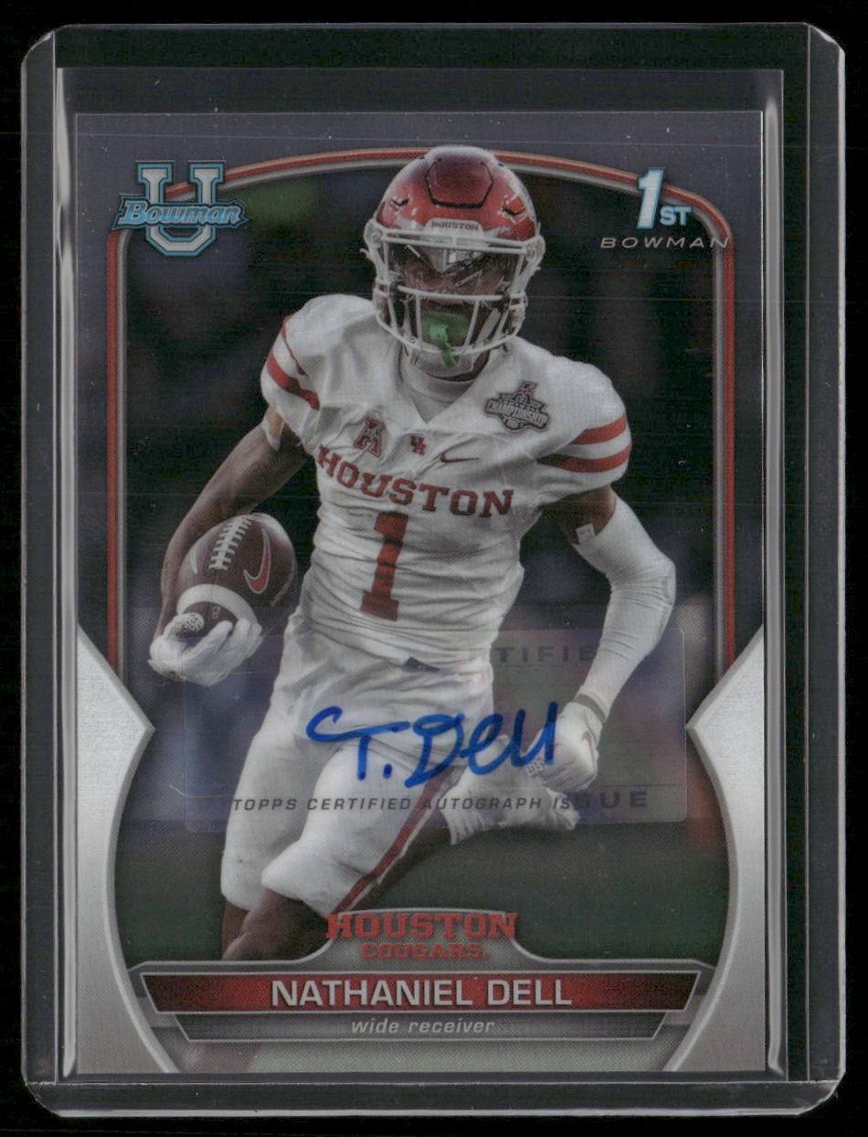 2022 Bowman University Chrome Nathaniel Tank Dell Prospect Auto