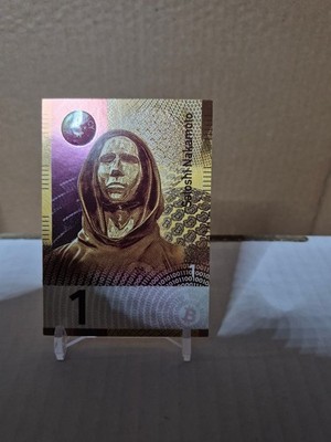 Satoshi Nakamoto Cardsmiths series 2. nm/nm+