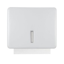 Multifold Paper Towel Dispenser Wall Mount White Large Capacity C-Fold, T...