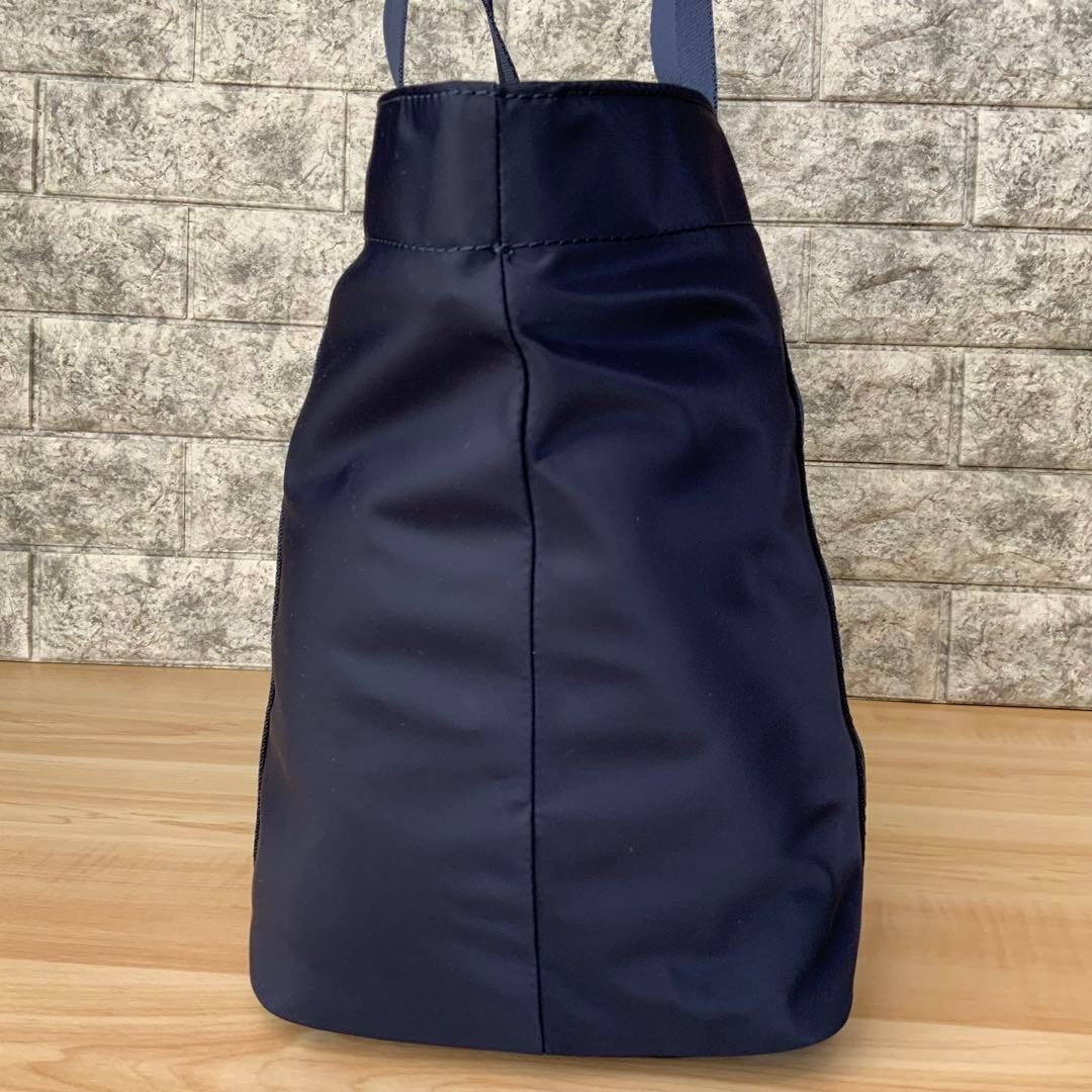 Tory Burch Tote Bag Shoulder Bag Nylon Navy Women's From Japan thumbnail 5