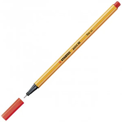 STABILO Fineliner point 88, hellrot 5 bis 60 Stk SPARE 66%