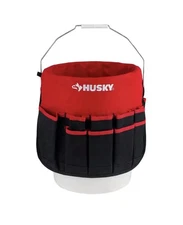 NEW Heavy Duty 12in Bucket Jockey 5 Gallon In-Bucket Storage Tool Bag 30 Pocket