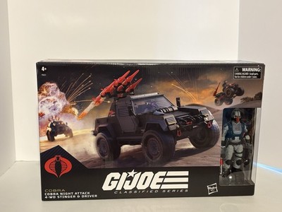 GI Joe Classified Series COBRA NIGHT ATTACK 4-WD STINGER & DRIVER NIB