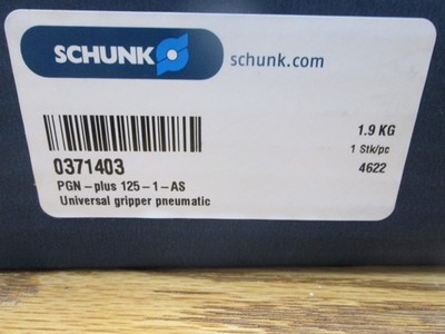 SCHUNK PGN-PLUS 125-1-AS  GRIPPER 0371403   **NEW**