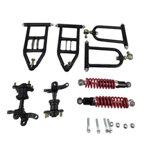Front Suspension Shock Kit Swingar Steering Strut Knuckle Spindle for ATV GoKart