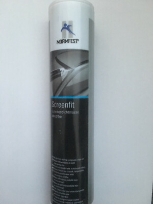  Normfest Screenfit Scheiben Dichtmasse Scheibendichtung schwarz  1x310ml