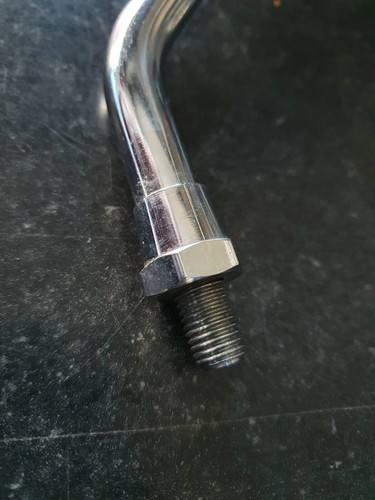 SPECCHIETTO SPECCHIO CROMATO TONDO DX MOTOCICLETTA HONDA SUZUKI KAWASAKI - Foto 6 di 6