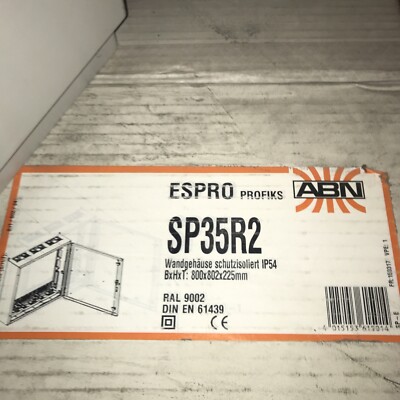 ABN ESPRO Profiks SP35R2 Sicherungs-Kasten IP 43; 400V | B800xH802xT225mm