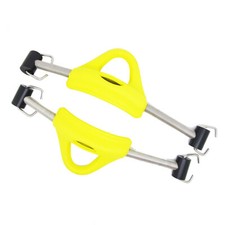 Scuba Choice SS Red Spring Fin Straps Pin Style   Pair, Yellow