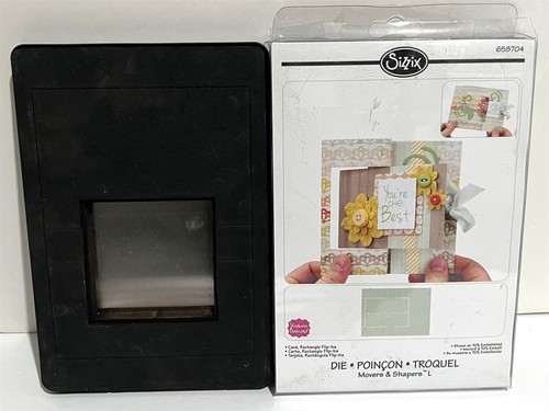 Sizzix Stephanie Scheune FLIP ITS CARD rechteckig quadratisch Movers Formers stirbt Menge