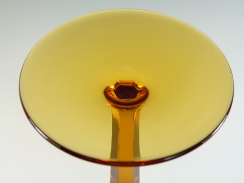 MOSER Crystal - Art Deco Slice Cut - Wine Glass / Glasses - 7" - Picture 3 of 3