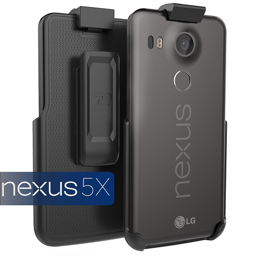 Google Nexus 5X Belt Clip (case free design) ClipMate² Non-Slip Rotating Holster - Picture 1 of 5